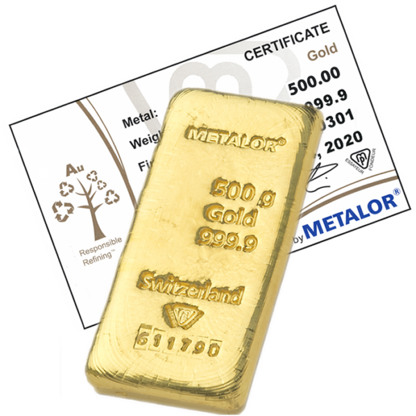 500 Gram Gold Bars Buy Bullion